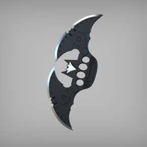 Batarang Knuckle Duster 3D Model - Batarang STL - Arkham Knight STL - 3D Printing STL image 9