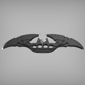 Batarang Knuckle Duster 3D Model - Batarang STL - Arkham Knight STL - 3D Printing STL image 7