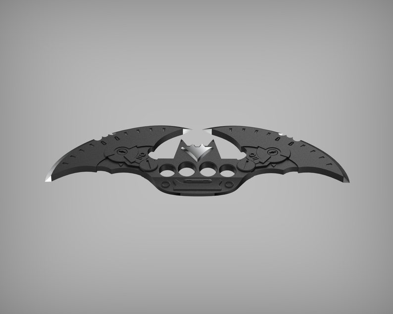 Batarang Knuckle Duster 3D Model - Batarang STL - Arkham Knight STL - 3D Printing STL image 7