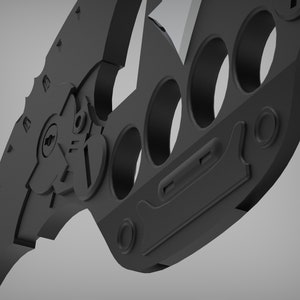 Batarang Knuckle Duster 3D Model - Batarang STL - Arkham Knight STL - 3D Printing STL image 4