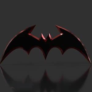 Brave and the Bold Batarang 3D Modell - Animation - Batarang STL - 3D Druck STL
