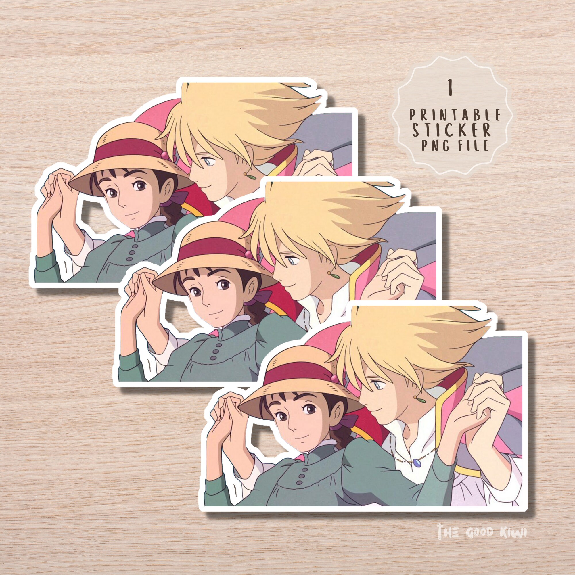 Howl and Sophie Studio Ghibli Howl's Moving Castle Printable 5