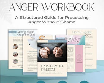 Anger Workbook | From Fury to Freedom Journal (PDF)