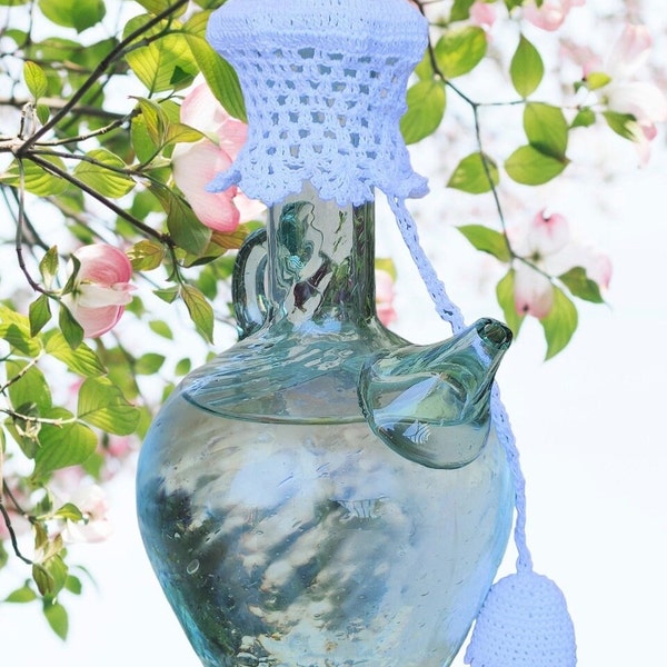 Traditioneller Wasserkrug aus dem Libanon - Handgefertigt aus Naturglas - Wasserbehälter Standardgröße 900 ml