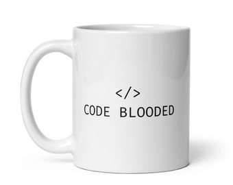 Taza de ingeniero de software / código sangriento / idea de regalo / regalo para programadores / 11 oz