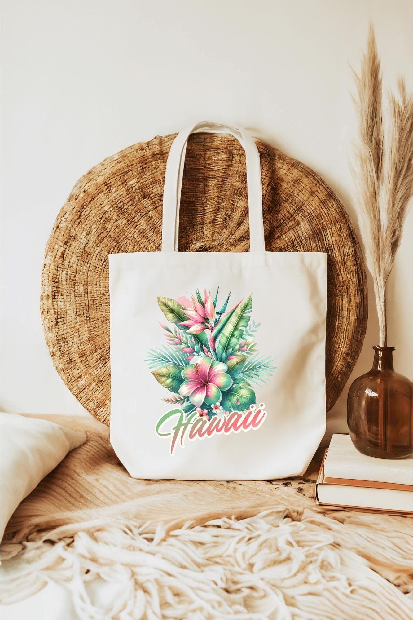 Hawaii Tote Bag Polynesian Turtle Tropical Blue Gardient Blue main image 1