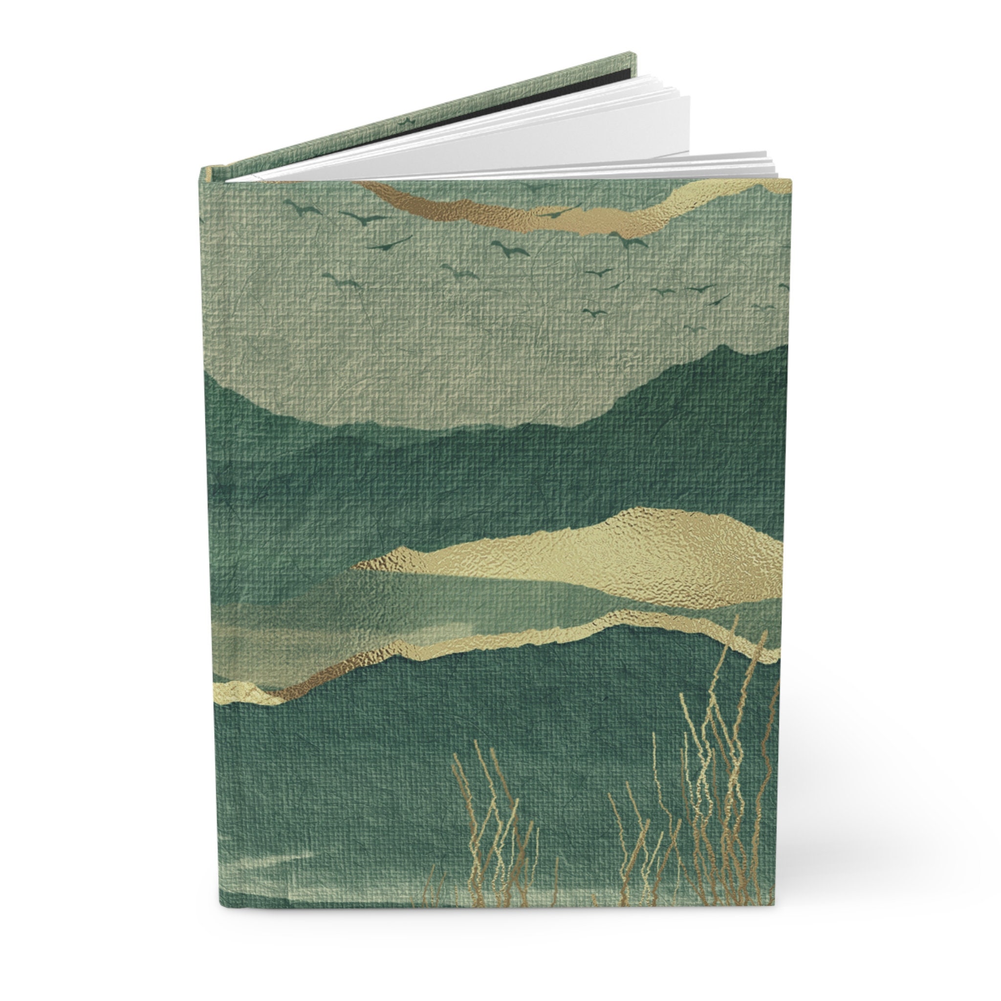 Matte Cover Journal Mountain Landscape Journal, Blank Hardcover Journal, Matte Cover ...