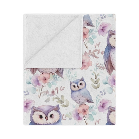 Purple owl blanket shop