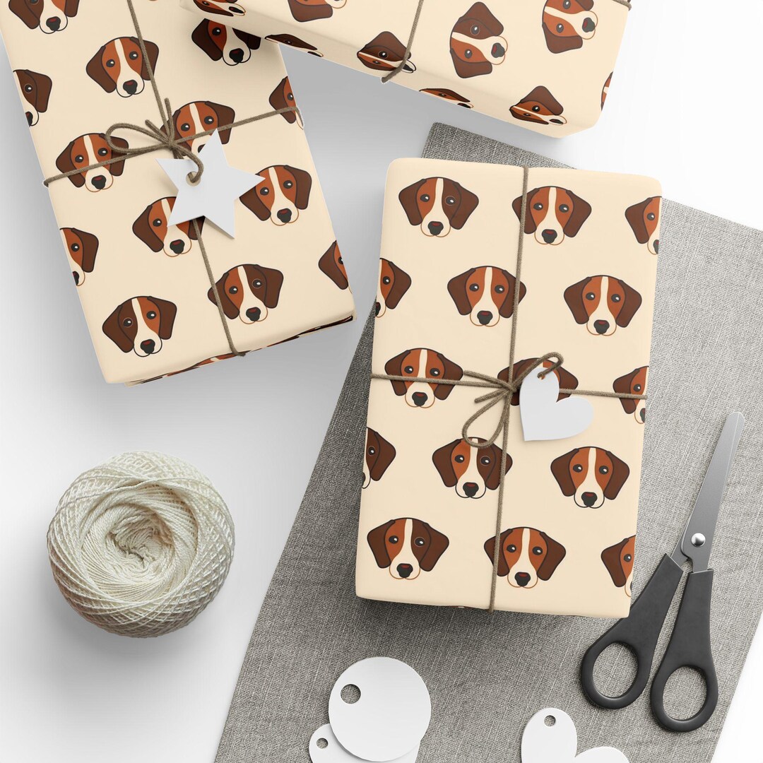 Beagle Gift Wrap, Dog Lover Wrapping Paper, All Occasion Gift Wrap ...