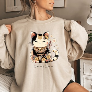 Japanese cat sweater hotsell