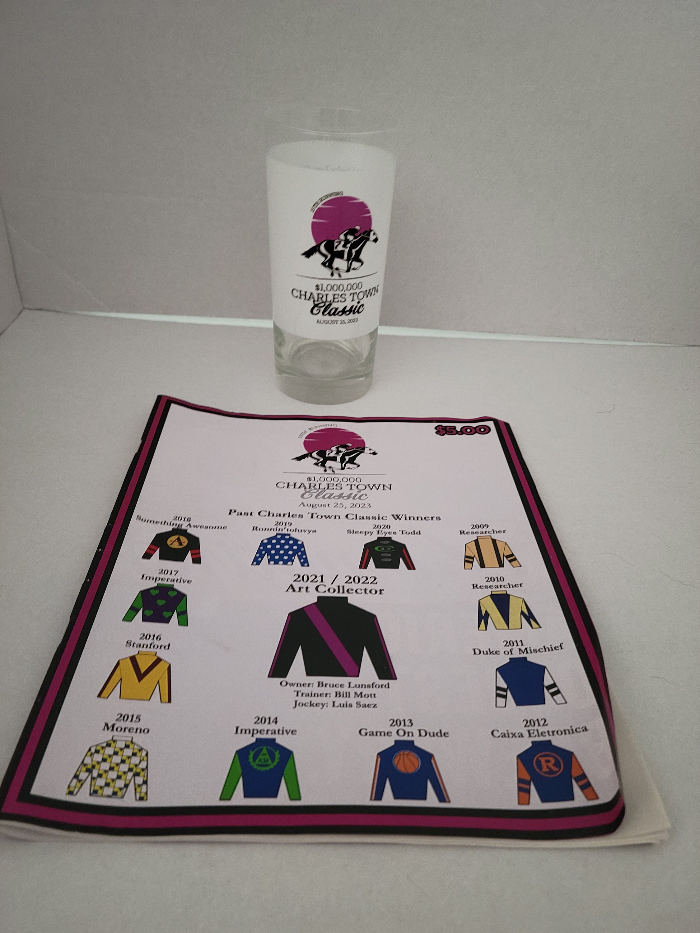 2023 Charles Town Classic Glass With Program Etsy