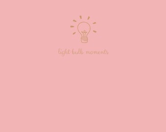 A5 Notebook 'light bulb moments'