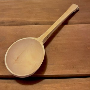 Exquisite Handcrafted Linden Tree Sauna Ladle for an Elevated Sauna Experience