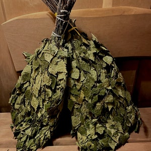 Birch Tree Sauna Broom: Revitalize Your Sauna Ritual. 1 set 2 psc.