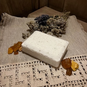 Bloque de sal natural para sauna: aromaterapia ecológica (15 x 10 x 5,5 cm)