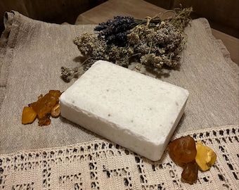 Natural Salt Block for Sauna: Eco-Friendly Aromatherapy  (15x10x5.5 cm)