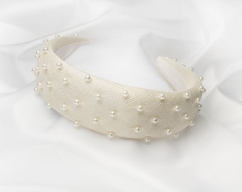 Bridal Pearl Headband for Wedding | Pearl Headbands for Women