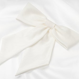 Oversized Bow Hair Piece for Bride or Bridesmaid Wedding Day Hair Accessory image 7