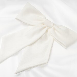 Oversized Bow Hair Piece for Bride or Bridesmaid Wedding Day Hair Accessory image 3