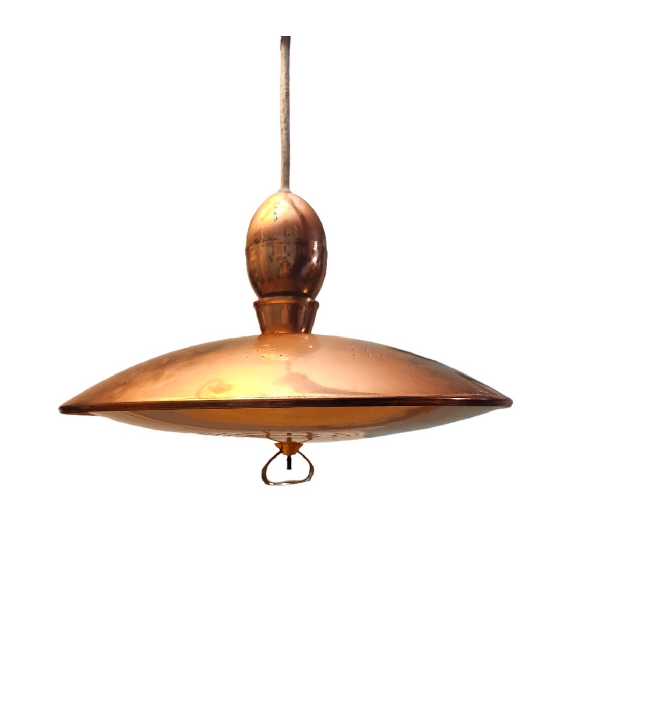 Vintage retractable 2024 ceiling light