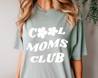 コンフォートカラー、クールマムズクラブTシャツ | コンフォートカラーTシャツ | クールママTシャツ | ママへのギフト | 母へのギフト | 彼女へのギフト