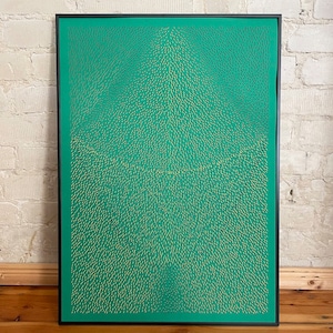 SUMMERTIME_G- Handmade screenprinted graphic 50 x 70 cm - Limited series  - Abstract art print