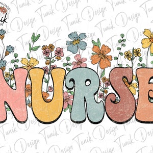 Infirmière Png, Sublimation Design Png, Floral Infirmière Png, Vie Infirmière, RN Png, Fichier Png Infirmière, Soins Infirmiers Png, Conception De Chemise Infirmière, Téléchargement Numérique