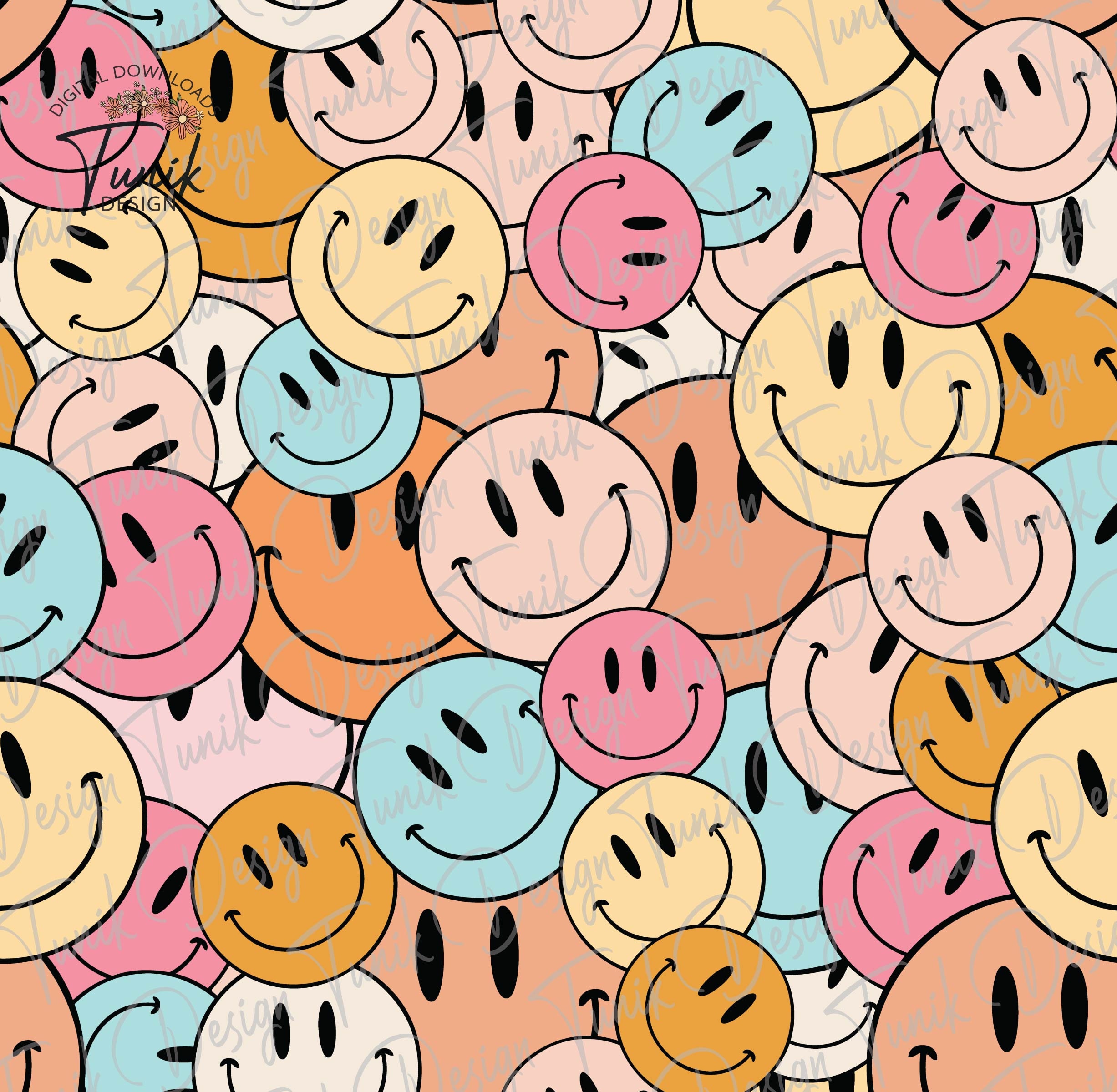 Smiley Faces Wallpaper