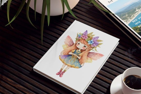 Fairy Watercolor Clipart Png, Whimsical Clip Art, Cute Fairy, Magic ...