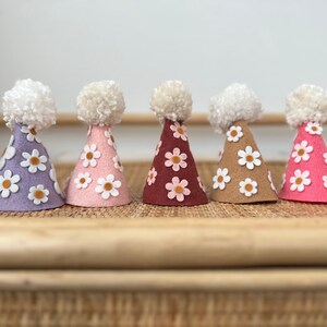 Pai Sence Large Party Hats For Kids Adults Glitter Party Hats With Pom Poms Reusable