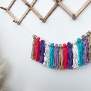 Tassel garland | Under the sea theme | High chair garland | High chair banner | Mermaid birthday party | Nursery decor | Wall decor