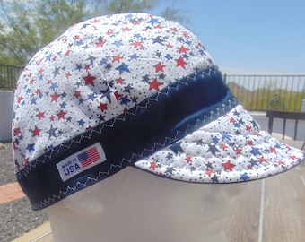 The Red White & Blue -- Stars Print Reverses to Navy with White Decorative Stitching