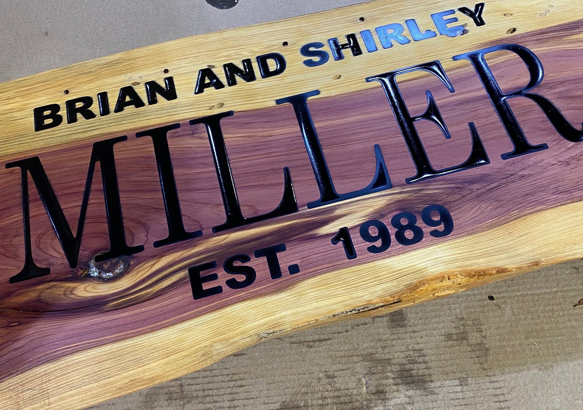 Custom Outdoor Wood Sign Personalized Cabin Camp Decor Sign