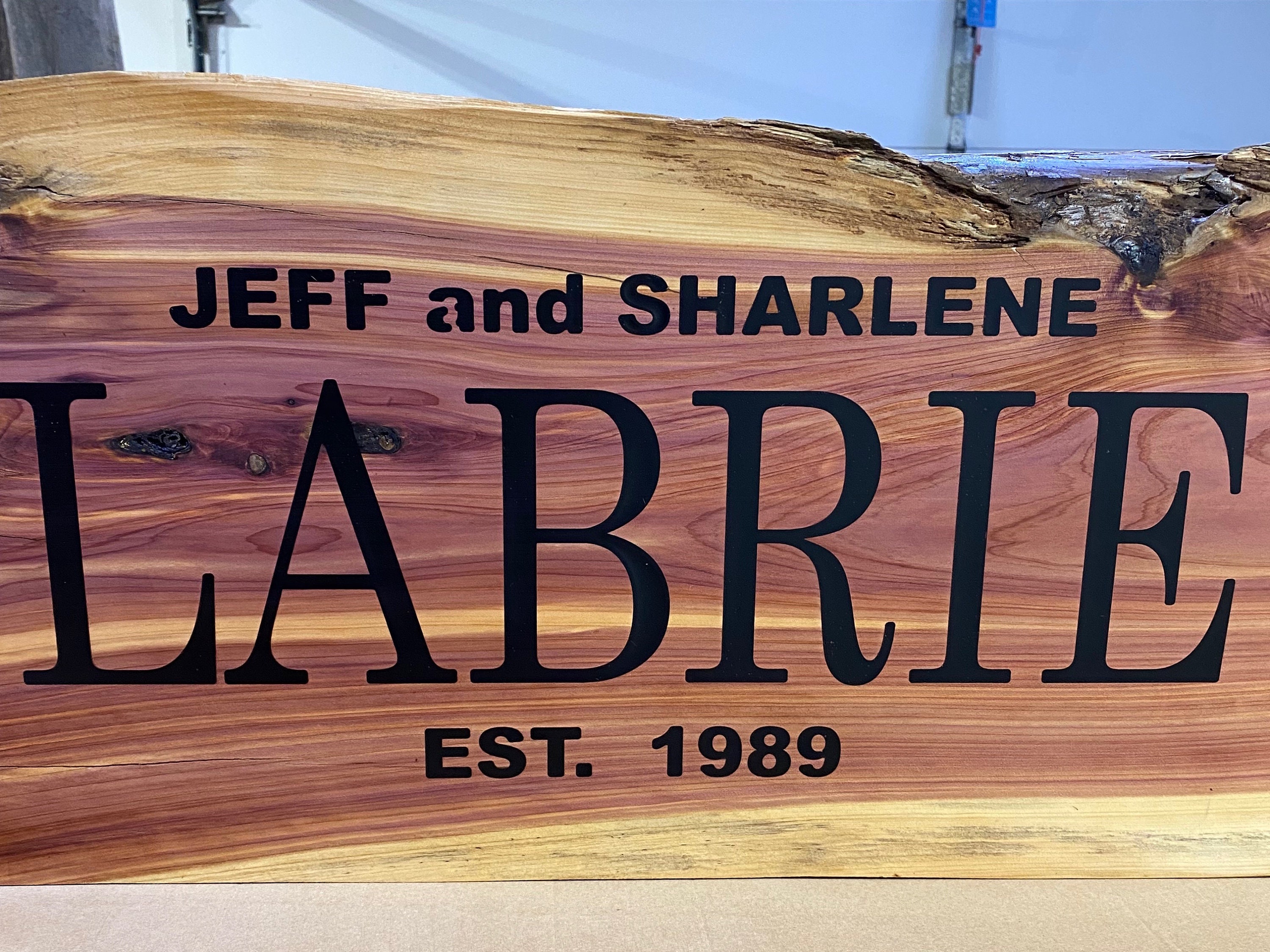 Custom Outdoor Wood Sign Personalized Cabin Camp Decor Sign
