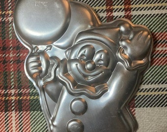 Vintage Wilton Circus Clown Cake Pan 502-3193 Retired 1981