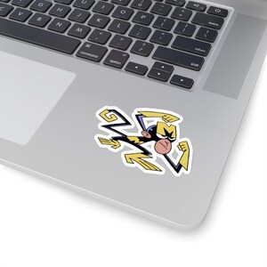 Kiss-Cut Stickers - Dial M for Monkey Dexter's Laboratory Cartoon Episode, Laptop Decal, Cute Planner Decor, Children's Sticker Pack, Craft