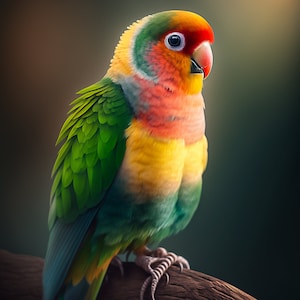 Lovebird Digital Art *** Package of 5 ***