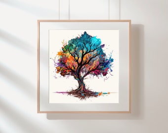 Árbol colorido