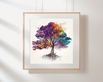 Árbol colorido