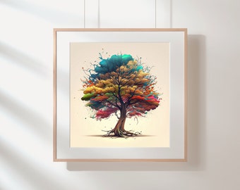 Árbol colorido