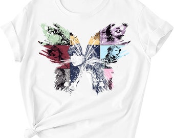 T-shirt Swiftie per ragazze - T-shirt con design a farfalla, taglie 4-18