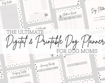 Digital Dog Planner - Organize and Simplify Your Pet's Life!