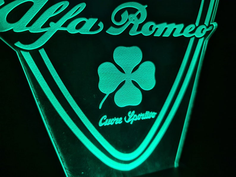 Lampada notturna a led Alfa Romeo immagine 3