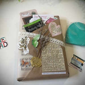Small Blind Date with a Book Box with Spa Gifts, Surprise Book in Different Genres with Bookish Items, Booktok Blind Book Box
