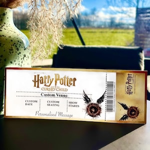 Harry Potter und das verfluchte Kind personalisierte Musik- und Spielkarten (Fake)