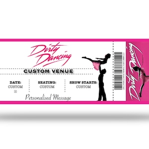 Dirty Dancing Personalisierte Musical und Spielkarten (Fake)
