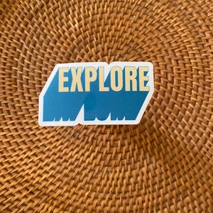 Explore Sticker
