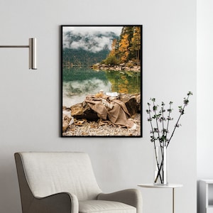 Eibsee Lake Germany Poster: Calming Landscape Photography
