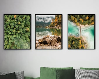 Bavarian Forest Landscape Print Set: Nature Photography Wall Art (Digital Download)