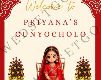 Gunyo Cholo Welcome Sign | Nepali Event